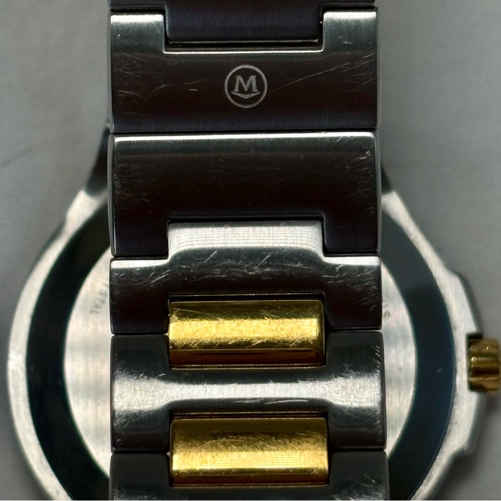 Movado Two-Tone Stainless Steel Watch with Black Dial - Picture 9 of 14